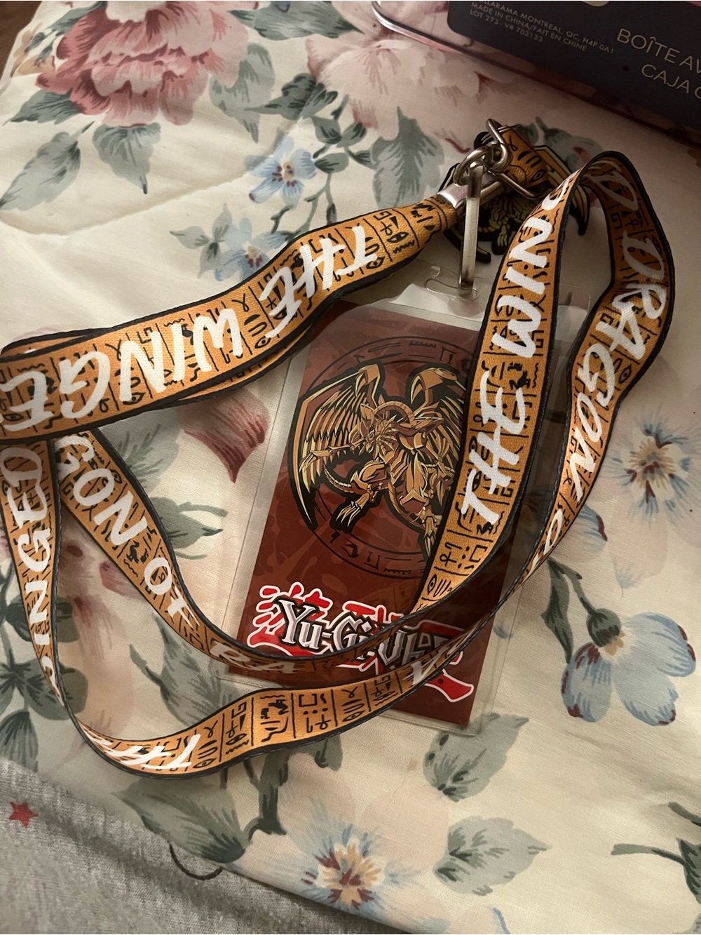 Yu-Gi-Oh! Orange Egyptian Script Lanyard The Winged Dragon Of Ra